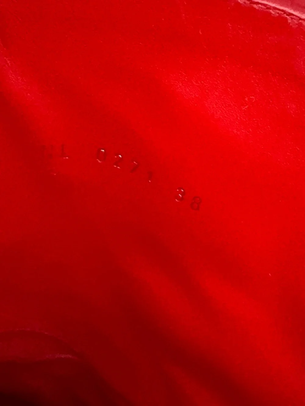 Louis Vuitton Red Mid-Calf Rubber Boots